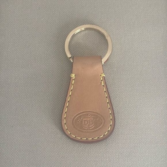 Dooney & Bourke Vachetta Leather Key Ring - Picture 1 of 3